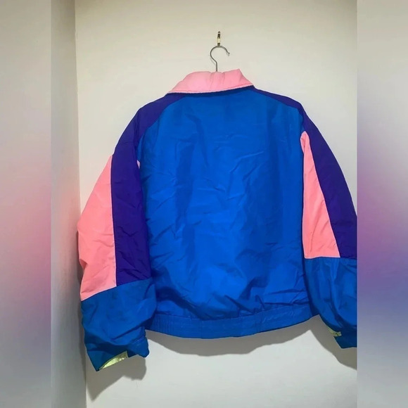 Vintage Color-Block Rainbow 80’s Columbia Radial  Sleeve Ski Snow Jacket no size - Picture 16 of 16